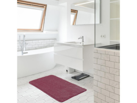 Linden Berg Tapis de bain, 600 x 1.000 mm, bordeaux