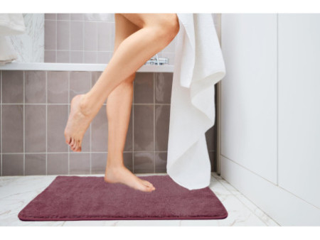 Linden Berg Tapis de bain, 700 x 1.200 mm, bordeaux