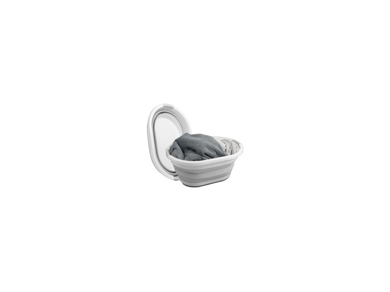 Linden Berg Corbeille à linge, pliable, noir/blanc