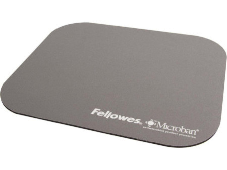 Fellowes tapis de souris Micoroban, en néoprène, argent
