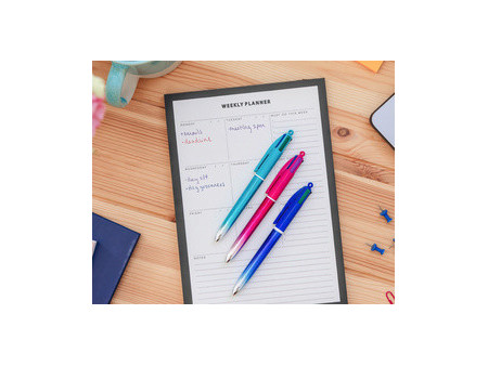 BIC Stylo à bille 4 Colours Smooth Gradient, présentoir
