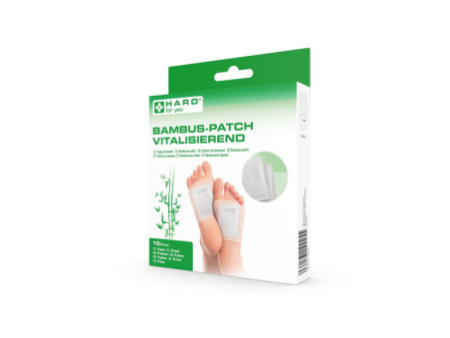 HARO Patch à base de bambou, plante des pieds, blanc