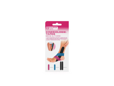 HARO Bandes kinésiologiques 'Jambes & pieds', assorti