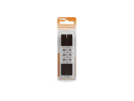 HARO Lacets de ville, rond, 600 / 750 mm, marron