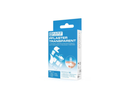 HARO Pansement transparent, hydrophobe, pack de 20