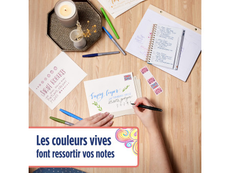 Paper:Mate Stylo feutre Flair Original, Value Pack, noir
