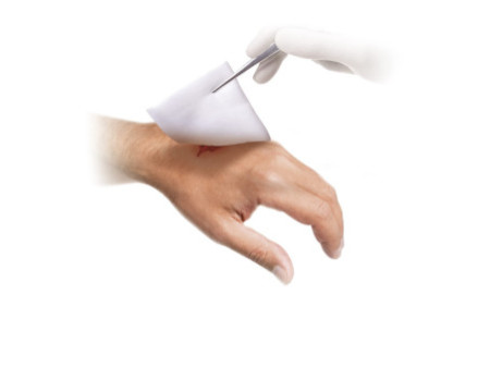 HARO Pansement, en coton, blanc, pack de 3