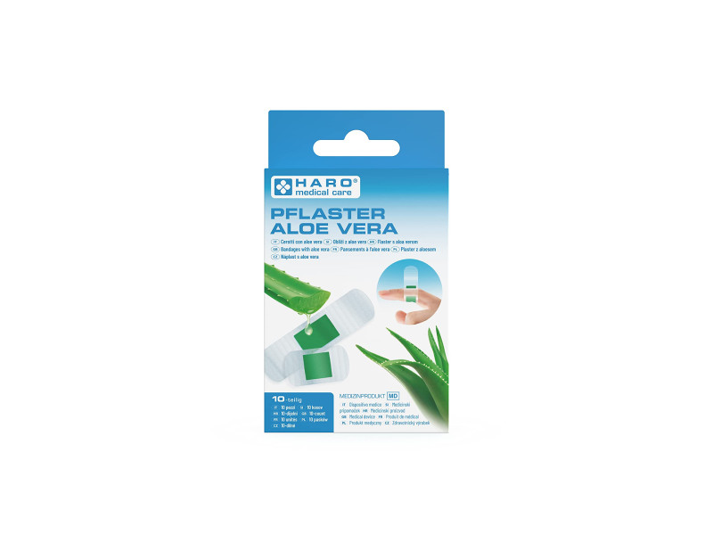 HARO Pansement 'Aloe Vera', transparent, pack de 10