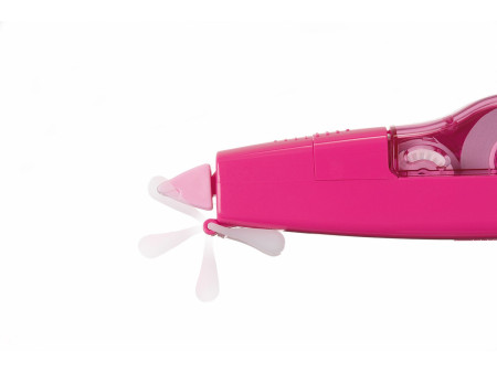 PLUS JAPAN Rouleau correcteur rechargeable 'MR', rose