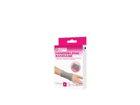 HARO Bandage sportif 'Poignet', taille: L, gris