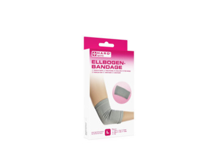 HARO Bandage sportif 'Coude', taille: L, gris