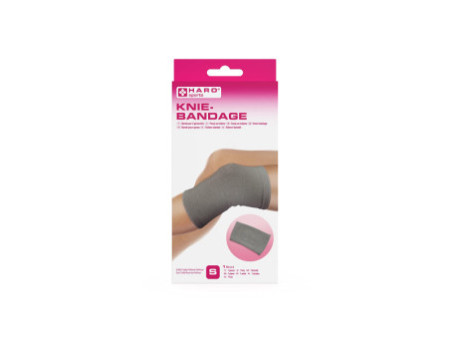 HARO Bandage sportif 'Genou', taille: S, gris