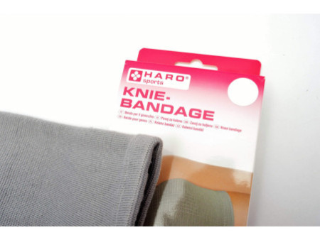 HARO Bandage sportif 'Genou', taille: M, gris