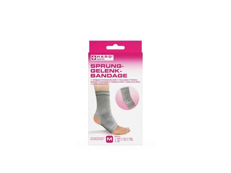 HARO Bandage sportif 'Cheville', taille: M, gris