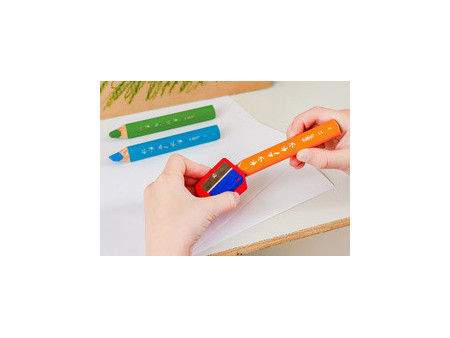 BIC KIDS Crayon de couleur multi-surfaces, étui carton de 6