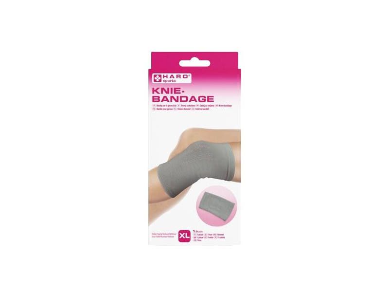 HARO Bandage sportif 'Genou', taille: XL, gris