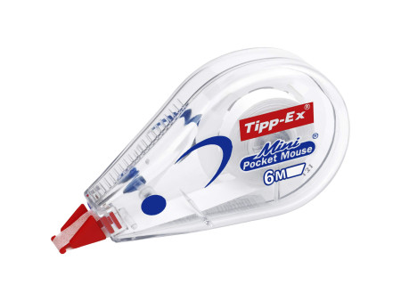 Tipp-Ex Roller correcteur Mini Pocket Mouse, 5 mm x 6 m, 2+1