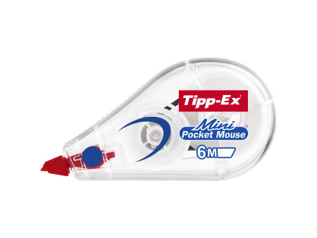Tipp-Ex Roller correcteur Mini Pocket Mouse, 5 mm x 6 m, 2+1
