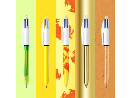 BIC Stylo à bille 4 Colours, Collector Box, set de 15