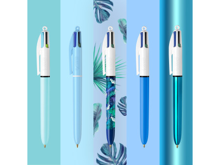 BIC Stylo à bille 4 Colours, Collector Box, set de 15