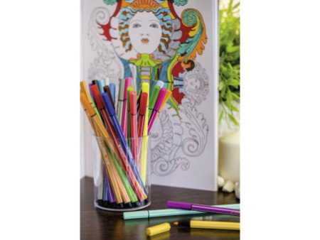 STABILO Feutre Pen 68 PASTEL, étui en carton de 8