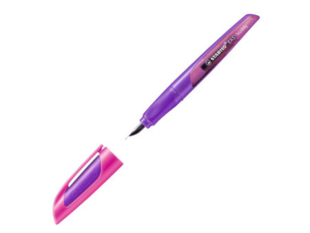 STABILO Stylo plume EASYbuddy M, droitiers, lilas/magenta
