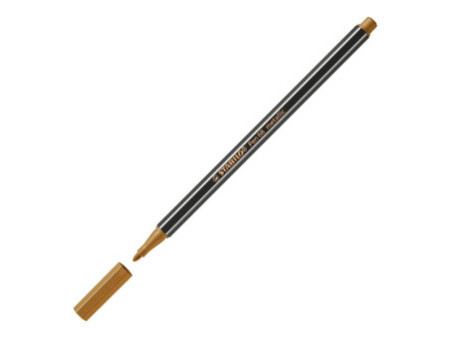 STABILO Stylo feutre Pen 68 metallic, cuivre