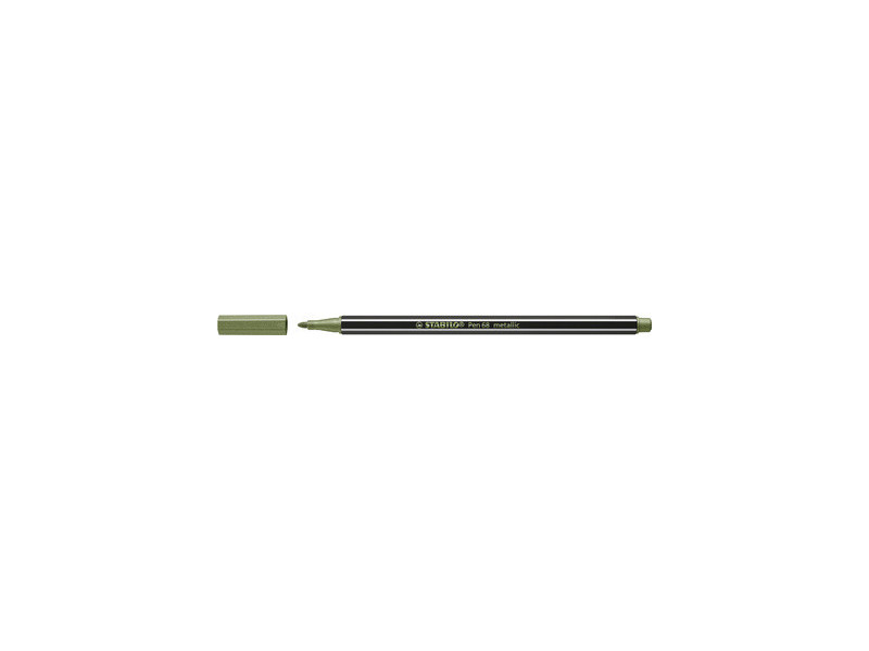 STABILO Stylo feutre Pen 68 metallic, vert métallisé