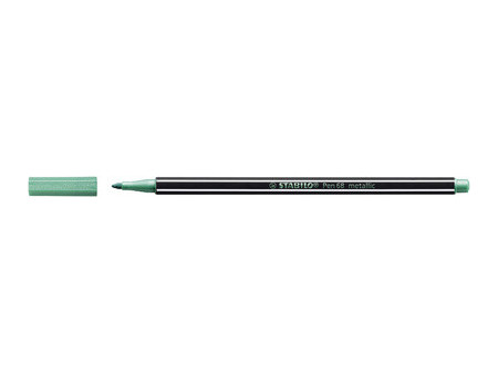 STABILO Stylo feutre Pen 68 metallic, vert métallisé
