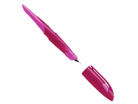 STABILO Stylo plume EASYbirdy L, gauchers, framboise/rose