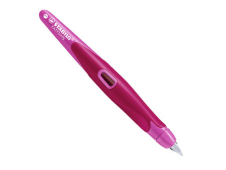 STABILO Stylo plume EASYbirdy L, gauchers, framboise/rose