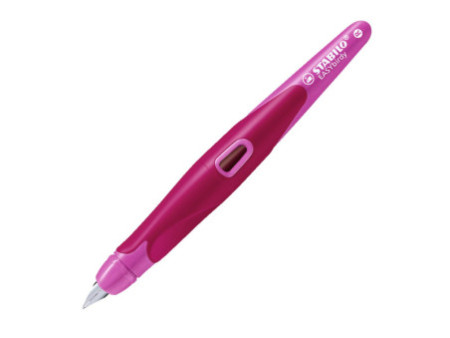 STABILO Stylo plume EASYbirdy R, droitiers, framboise/rose