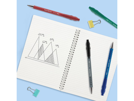 Paper:Mate Stylo à bille FlexGrip Ultra, blister de 2, noir