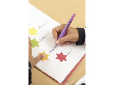 STABILO Stylo plume EASYbuddy M, droitiers, noir/bleu
