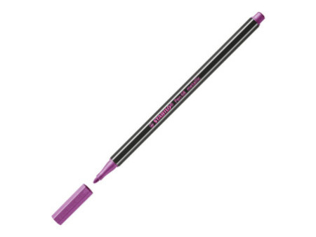 STABILO Feutre Pen 68 metallic, étui en plastique de 6