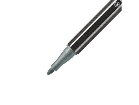 STABILO Feutre Pen 68 metallic, étui en métal de 8