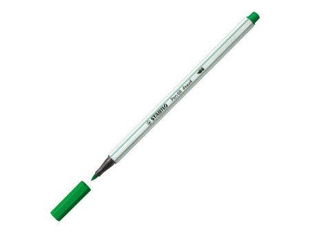 STABILO Feutre pinceau Pen 68 brush, vert émeraude
