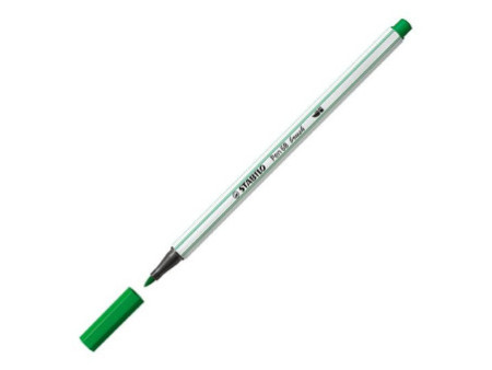 STABILO Feutre pinceau Pen 68 brush, vert émeraude