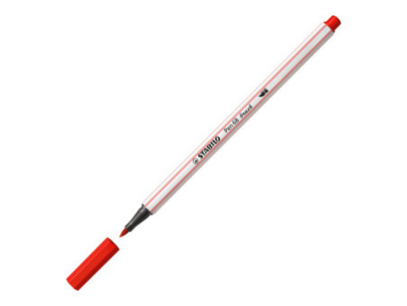 STABILO Feutre pinceau Pen 68 brush, rouge carmin