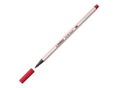 STABILO Feutre pinceau Pen 68 brush, rouge foncé