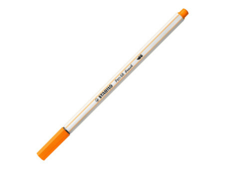 STABILO Feutre pinceau Pen 68 brush, orange