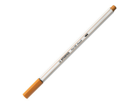 STABILO Feutre pinceau Pen 68 brush, ocre foncé
