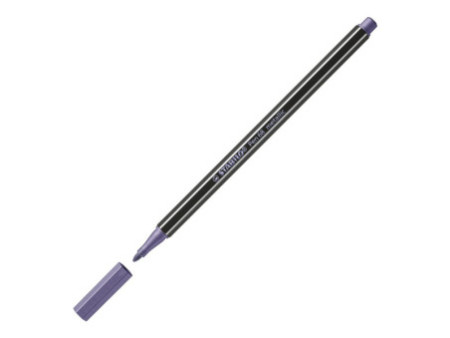 STABILO Stylo feutre Pen 68 metallic, lilas métallisé