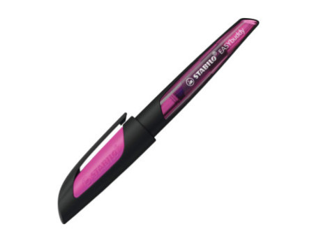 STABILO Stylo plume EASYbuddy L, noir/magenta