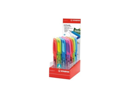 STABILO Stylo plume EASYbuddy M, droitiers, présentoir de 16