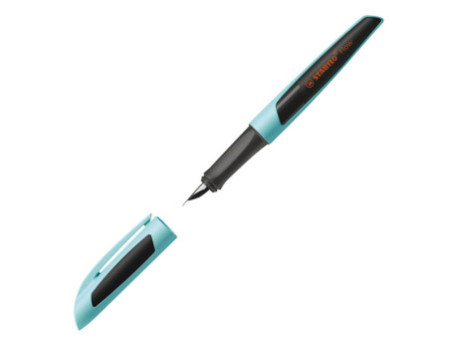 STABILO Stylo à plume Flow, turquoise/noir