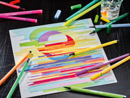 STABILO Feutre Pen 68, rollerset de 25 ARTY Edition