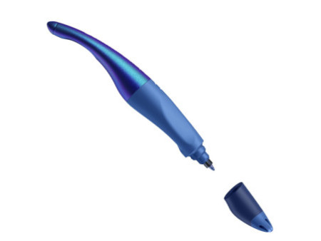 STABILO Stylo roller EASYoriginal Holograph Edition, bleu