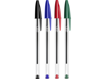 BIC Stylo à bille Cristal Original, boîte carton de 10