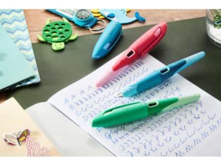 STABILO Stylo plume EASYbirdy 3D Wildlife L, rose, M
